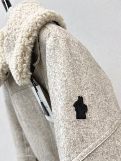 Monc 25fw hooded down jacket