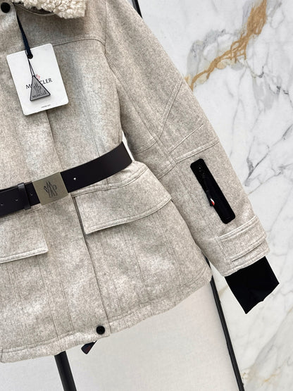 Monc 25fw hooded down jacket