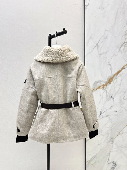 Monc 25fw hooded down jacket