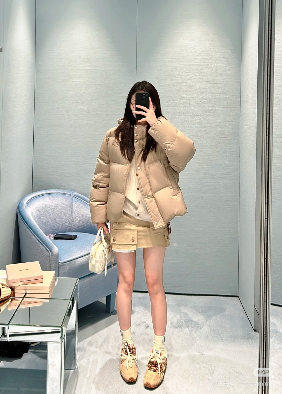 Miu 25fw down jacket