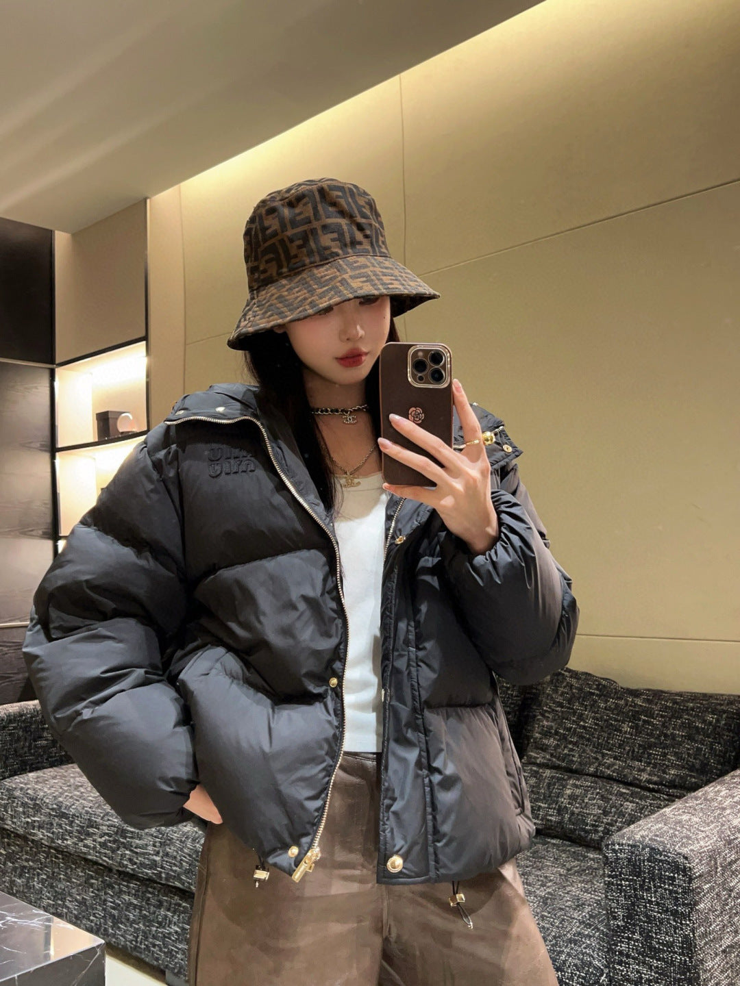 Miu 25fw down jacket