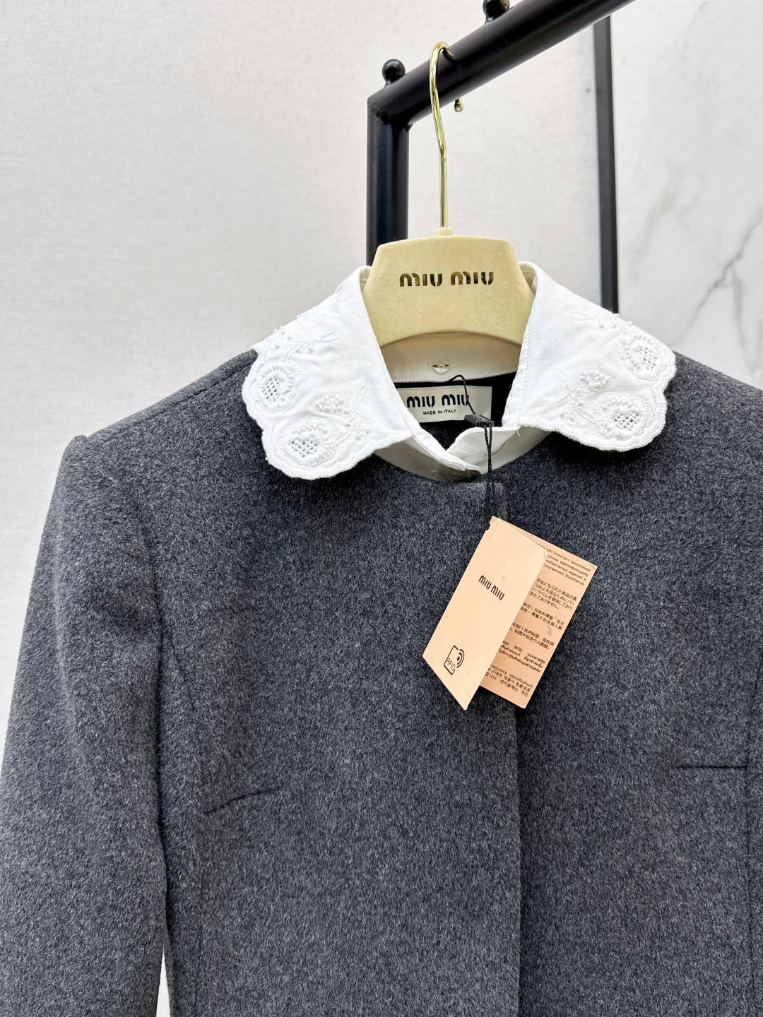 Miu 25fw woolen dress