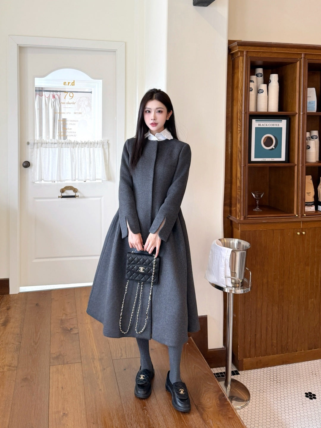 Miu 25fw woolen dress