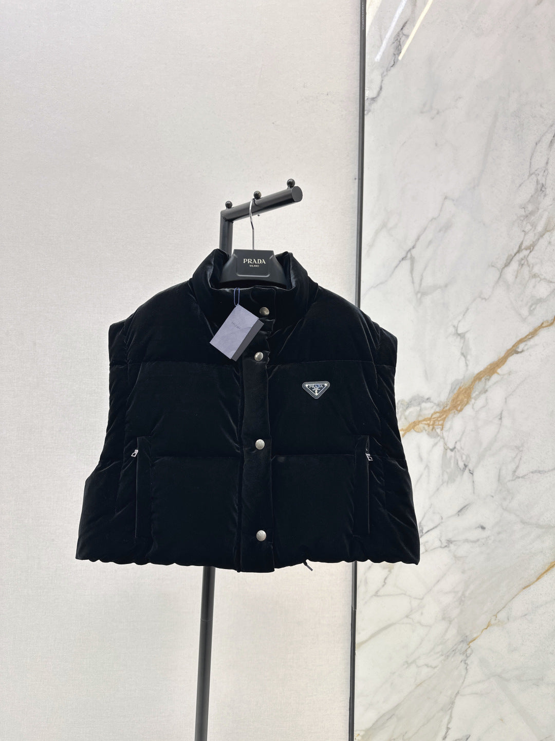 Pra 25fw velvet detachable down jacket