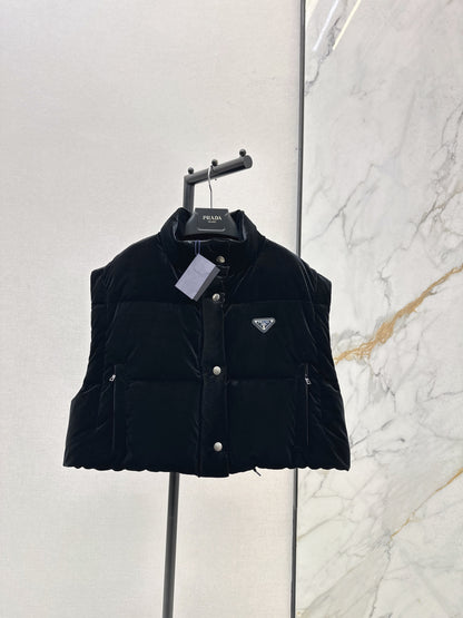 Pra 25fw velvet detachable down jacket