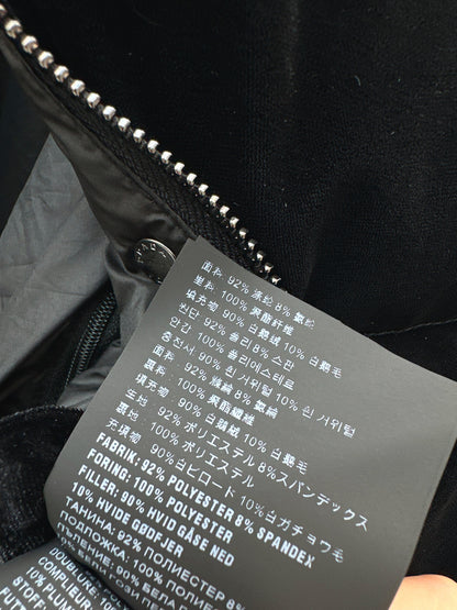 Pra 25fw velvet detachable down jacket