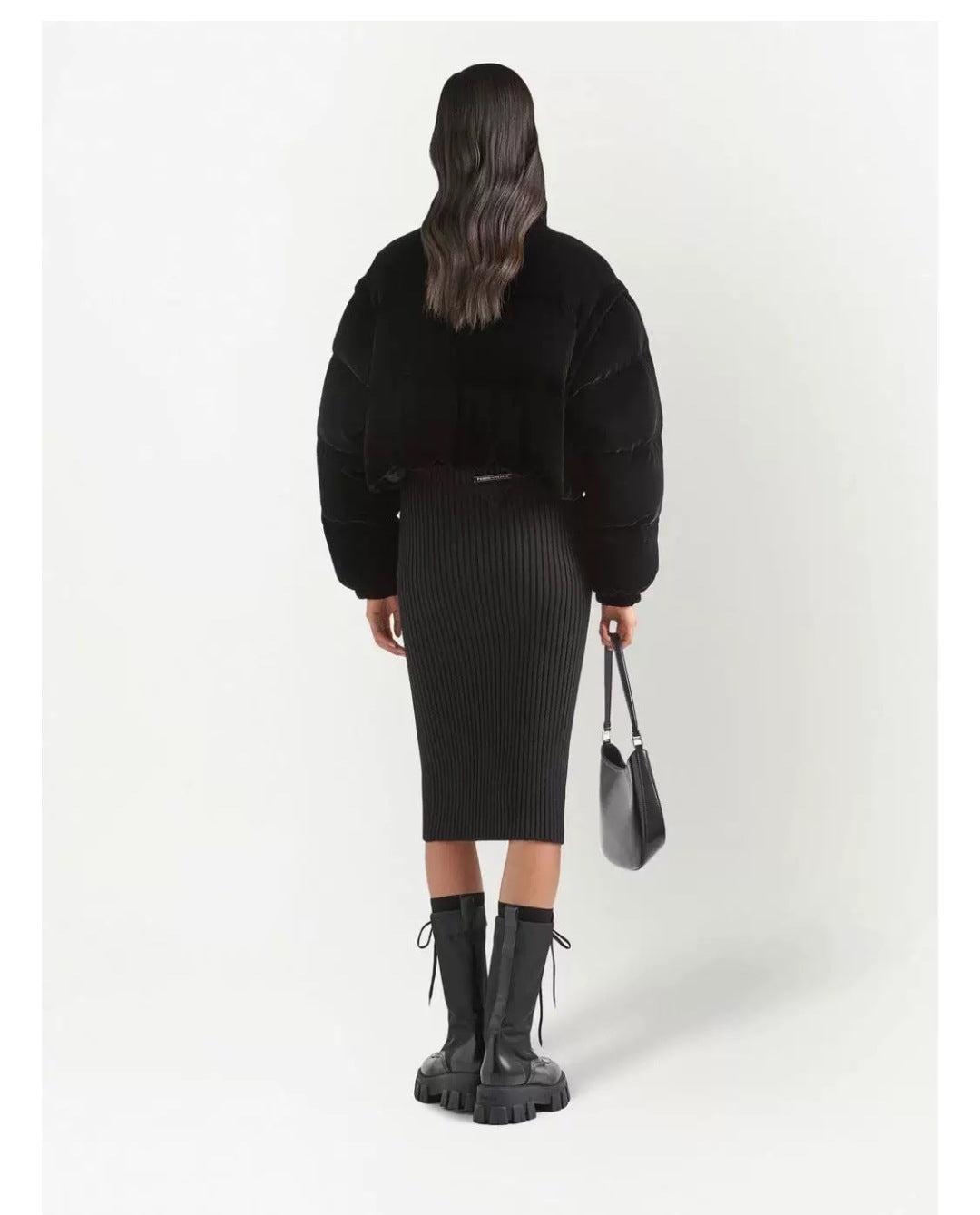 Pra 25fw velvet detachable down jacket