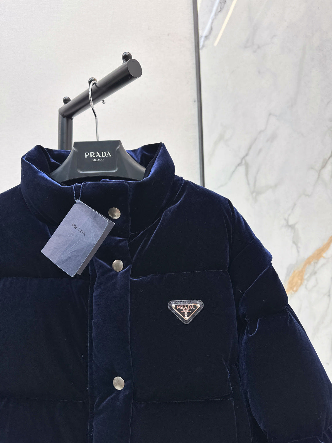 Pra 25fw velvet detachable down jacket
