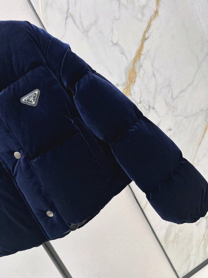 Pra 25fw velvet detachable down jacket