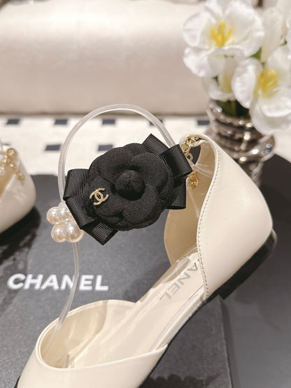 Chan 25fw slingback flats