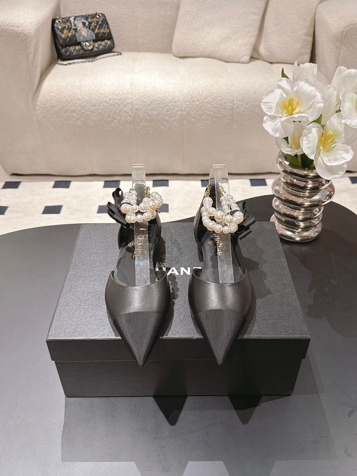 Chan 25fw slingback flats