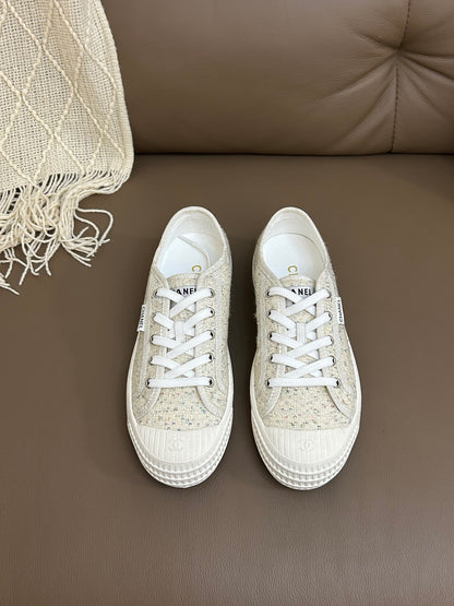 Chan 25fw causal canvas sneakers
