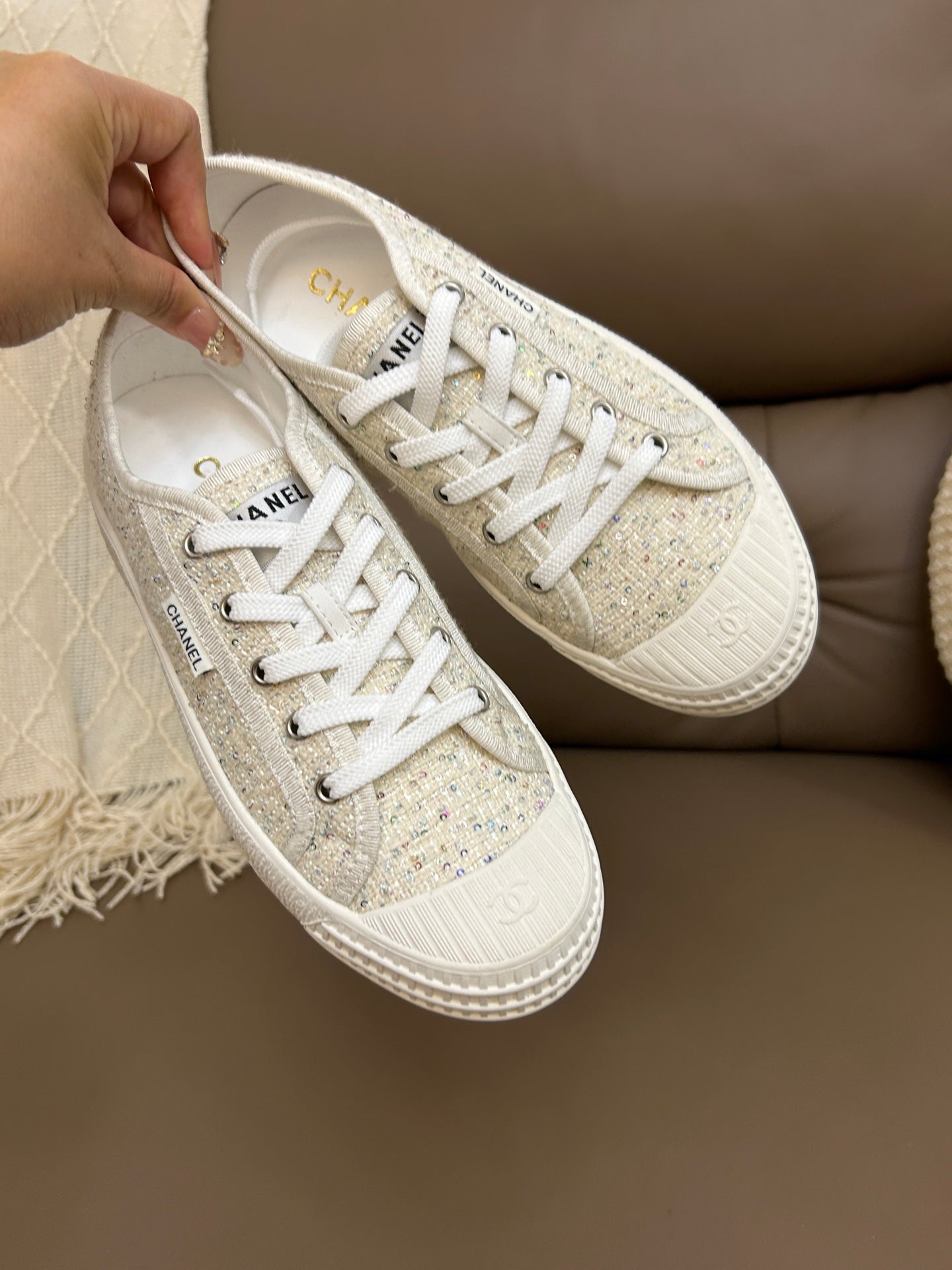 Chan 25fw causal canvas sneakers