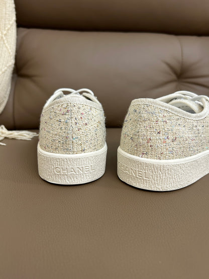 Chan 25fw causal canvas sneakers