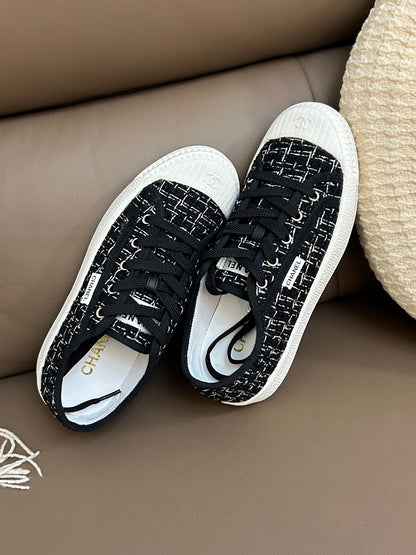 Chan 25fw causal canvas sneakers