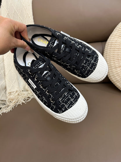 Chan 25fw causal canvas sneakers