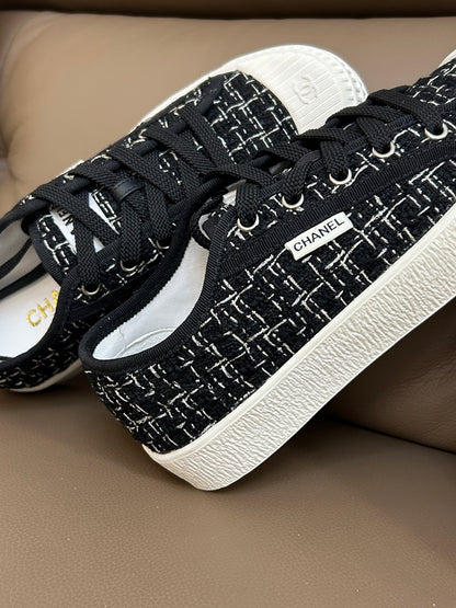 Chan 25fw causal canvas sneakers