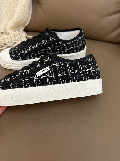 Chan 25fw causal canvas sneakers