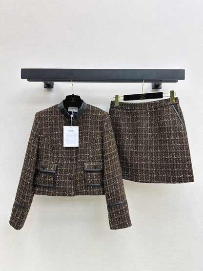 Chan 25fw tweed suit