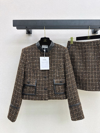 Chan 25fw tweed suit