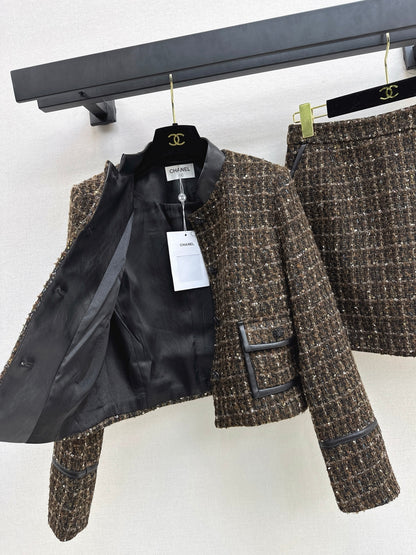 Chan 25fw tweed suit