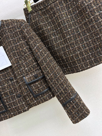 Chan 25fw tweed suit