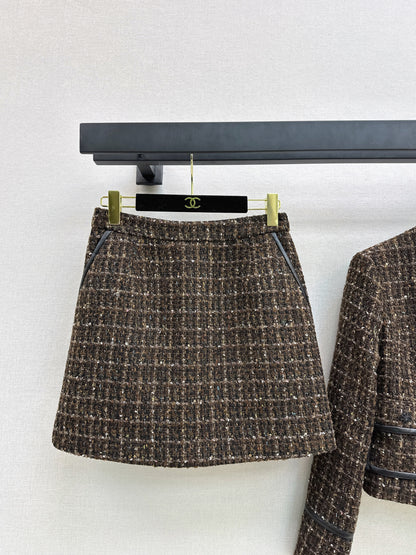 Chan 25fw tweed suit