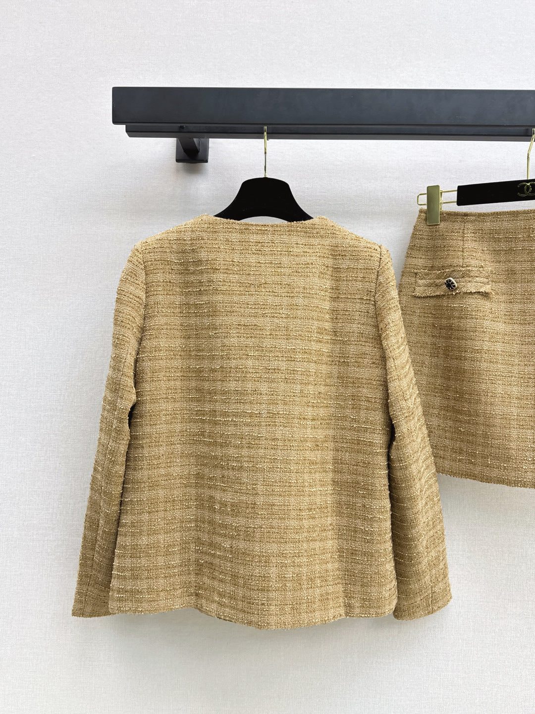 Chan 25fw woven tweed suit