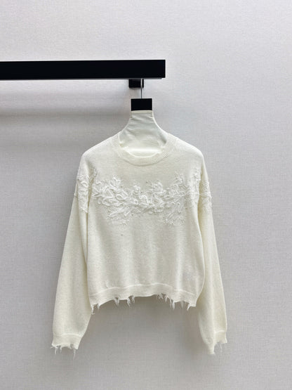 Es 25fw embroidery sweater