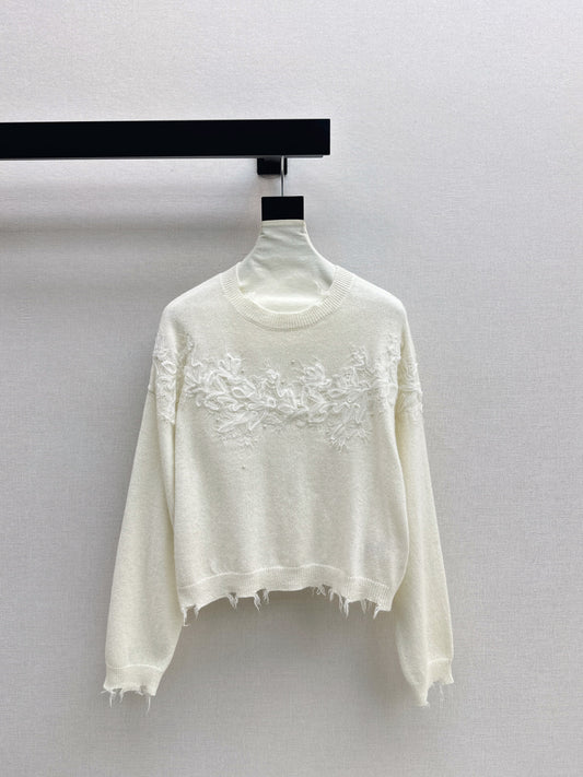 Es 25fw embroidery sweater