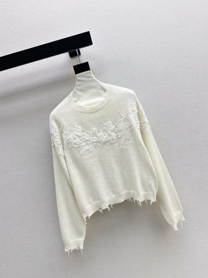 Es 25fw embroidery sweater