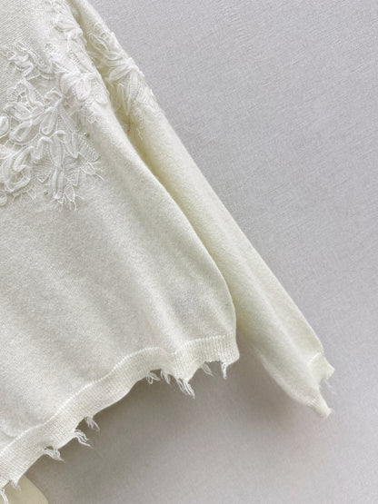 Es 25fw embroidery sweater