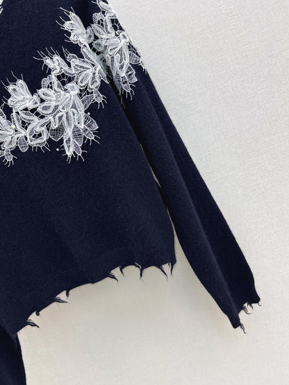 Es 25fw embroidery sweater