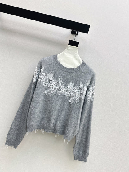 Es 25fw embroidery sweater