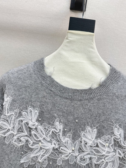 Es 25fw embroidery sweater