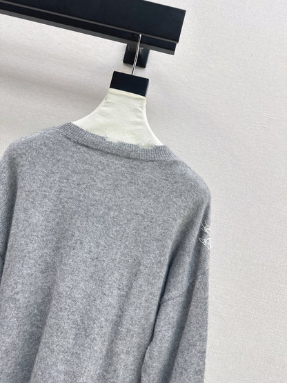 Es 25fw embroidery sweater