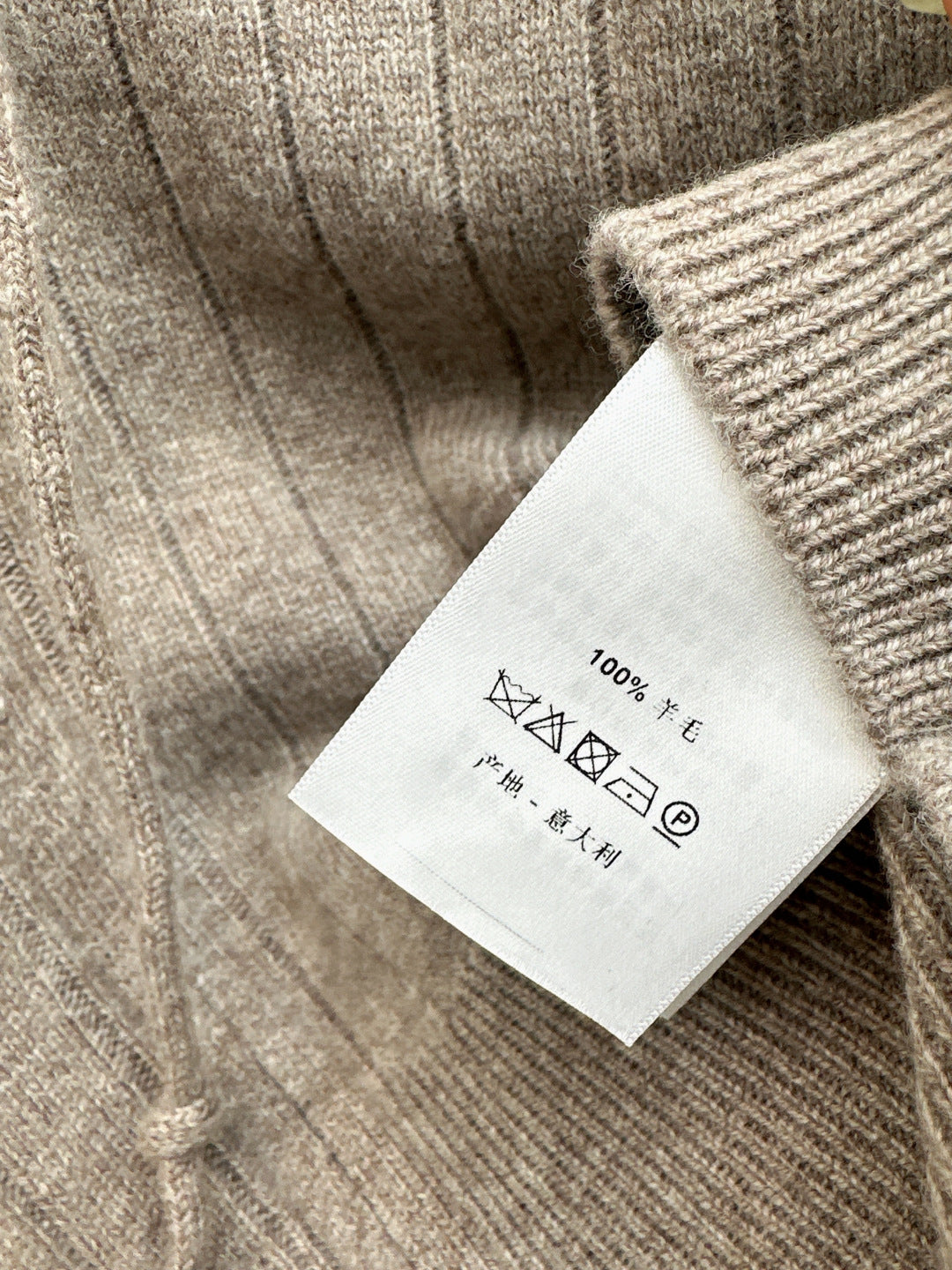 Loro 25fw knit cardigan pants set