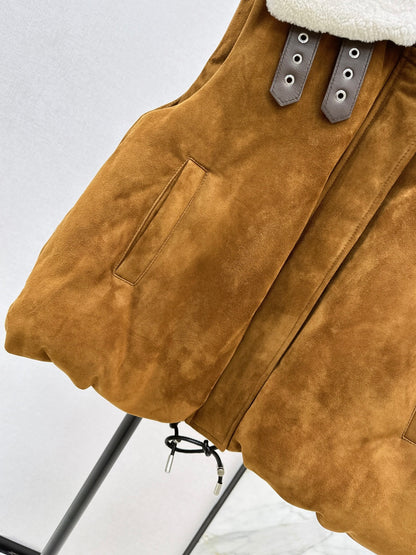 Loe 25fw suede vest