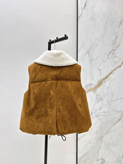 Loe 25fw suede vest