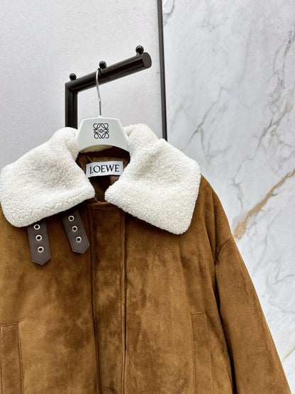 Loe 25fw suede jacket