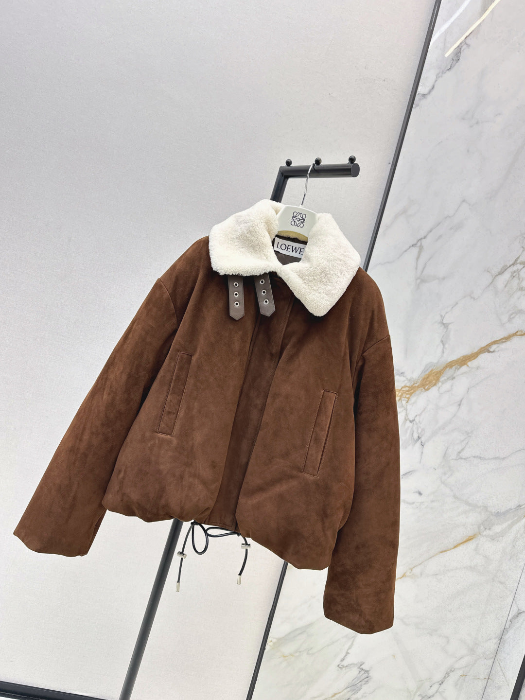 Loe 25fw suede jacket