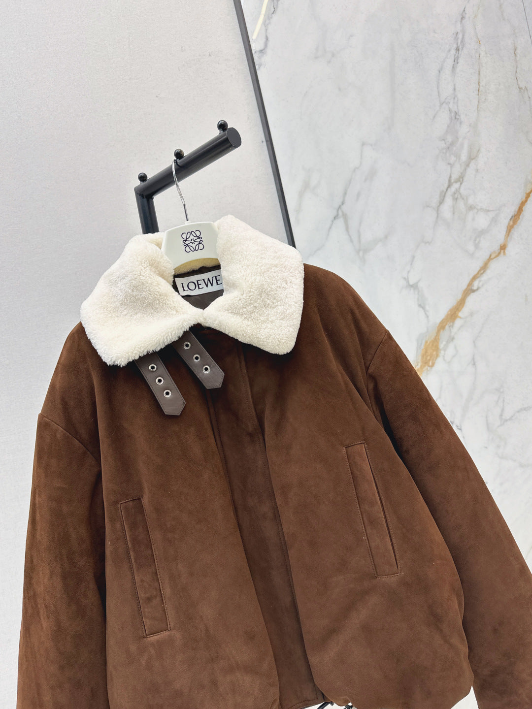 Loe 25fw suede jacket
