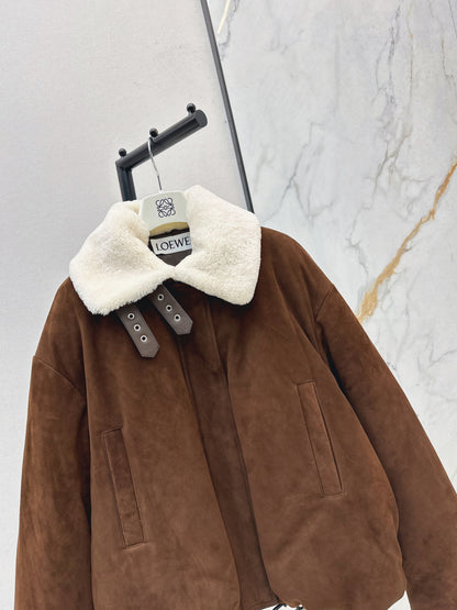 Loe 25fw suede jacket