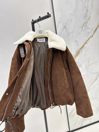 Loe 25fw suede jacket