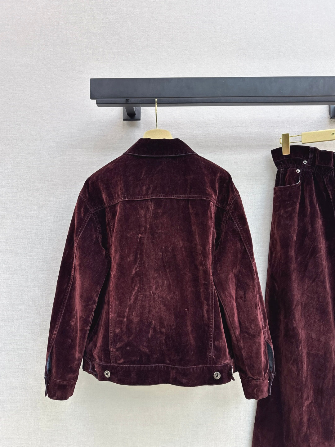 Miu 25fw velvet jacket