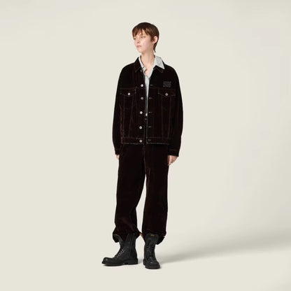 Miu 25fw velvet jacket