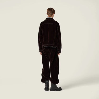 Miu 25fw velvet jacket