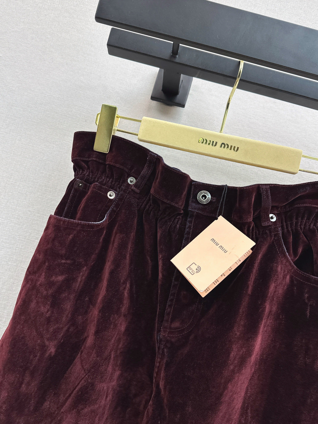 Miu 25fw velvet pans