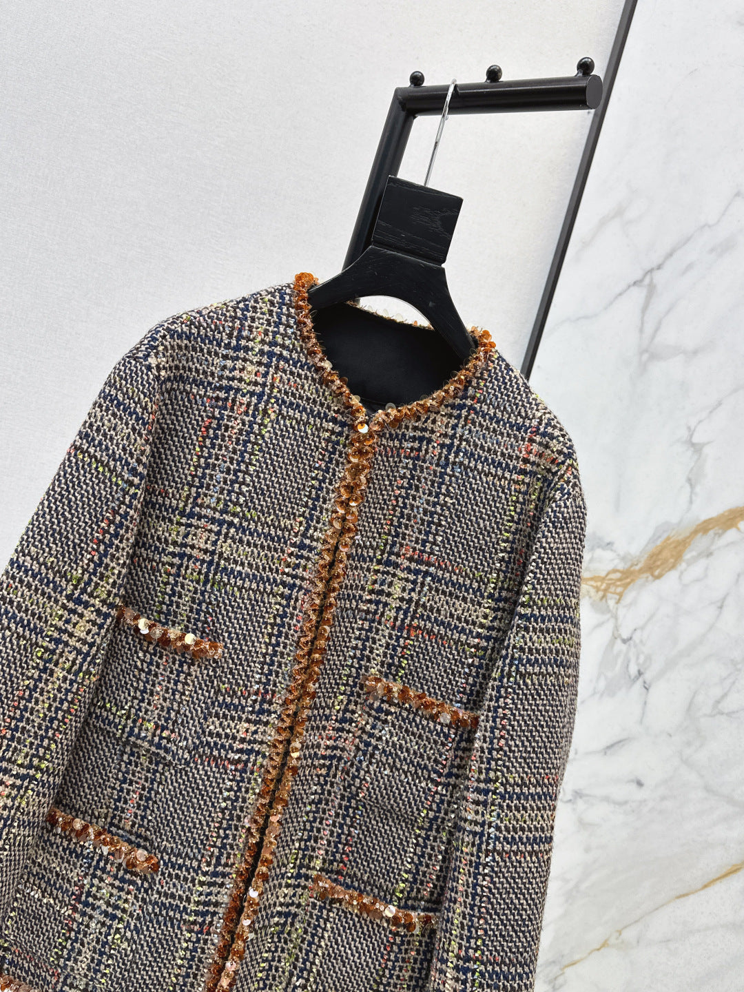 Chan 25fw houndstooth jacket
