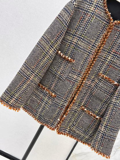 Chan 25fw houndstooth jacket